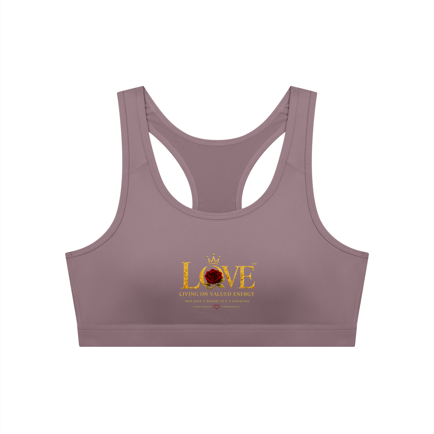 Refine to be Fine (Love) Women's Cropped Sports Bra