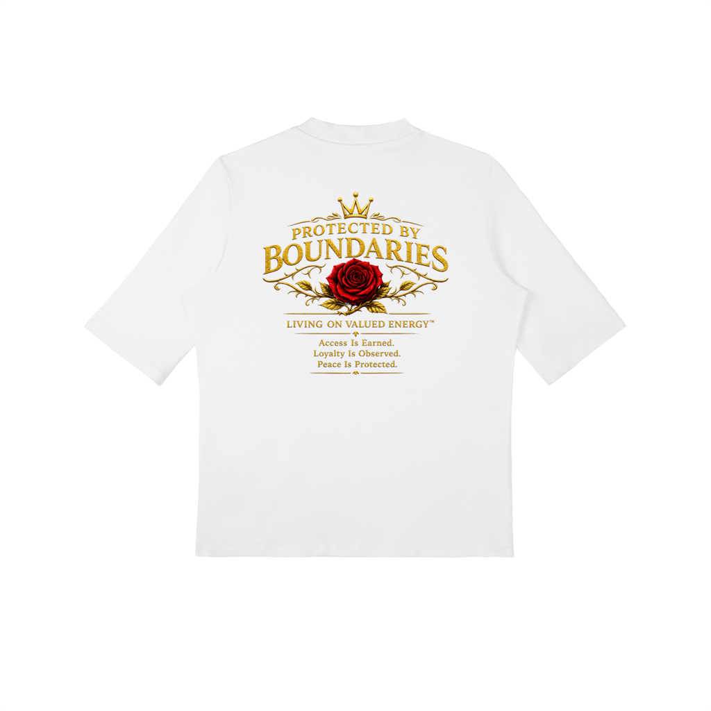 Protected By Boundaries  Short Sleeve T-Shirt (Woman)