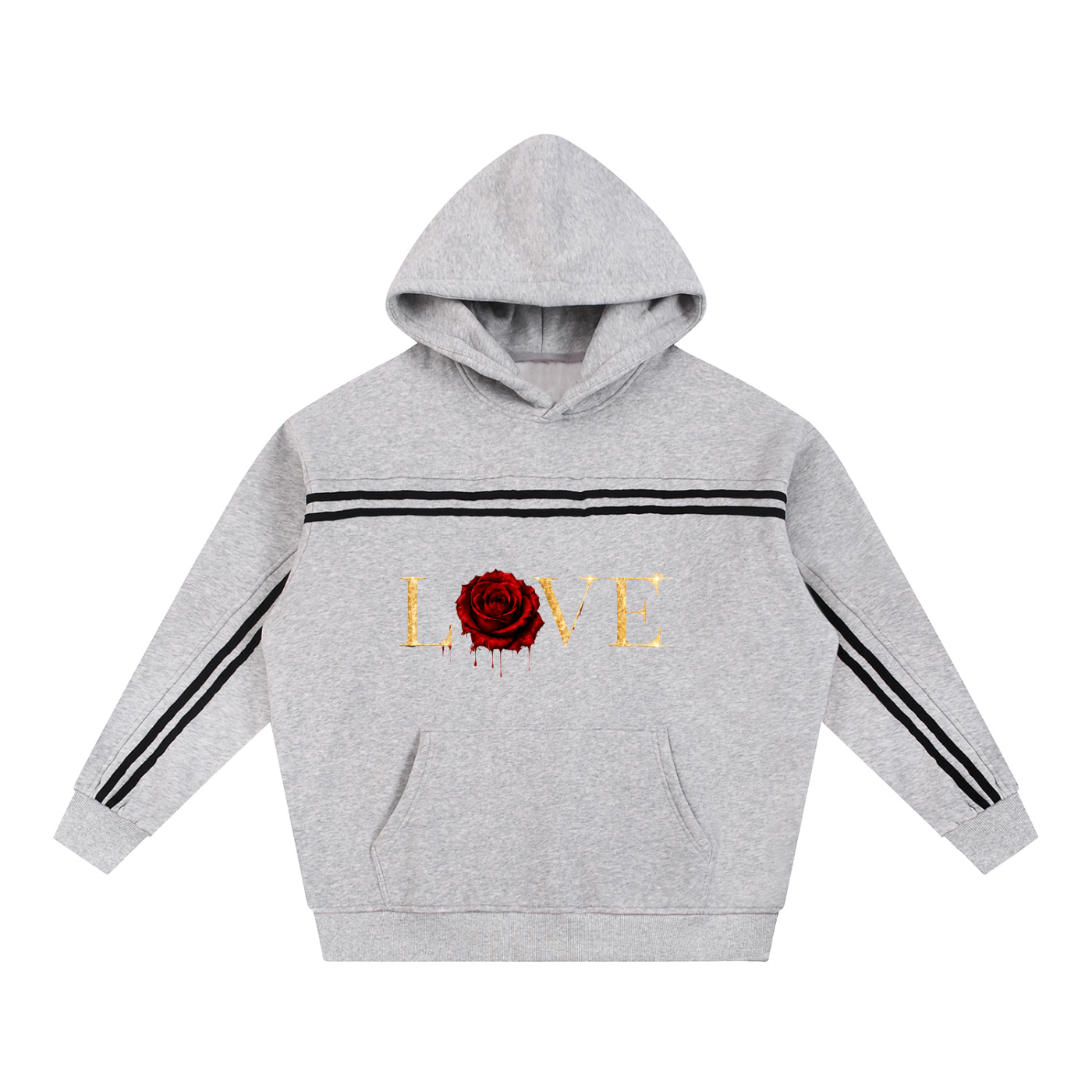Love, Sun Fade Contrast Tape Fleece Set