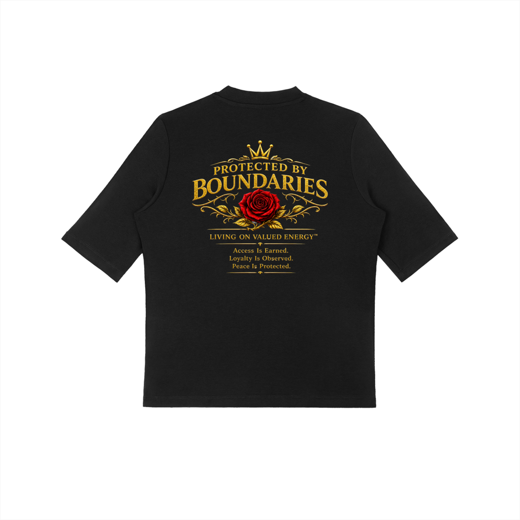 Protected By Boundaries  Short Sleeve T-Shirt (Woman)