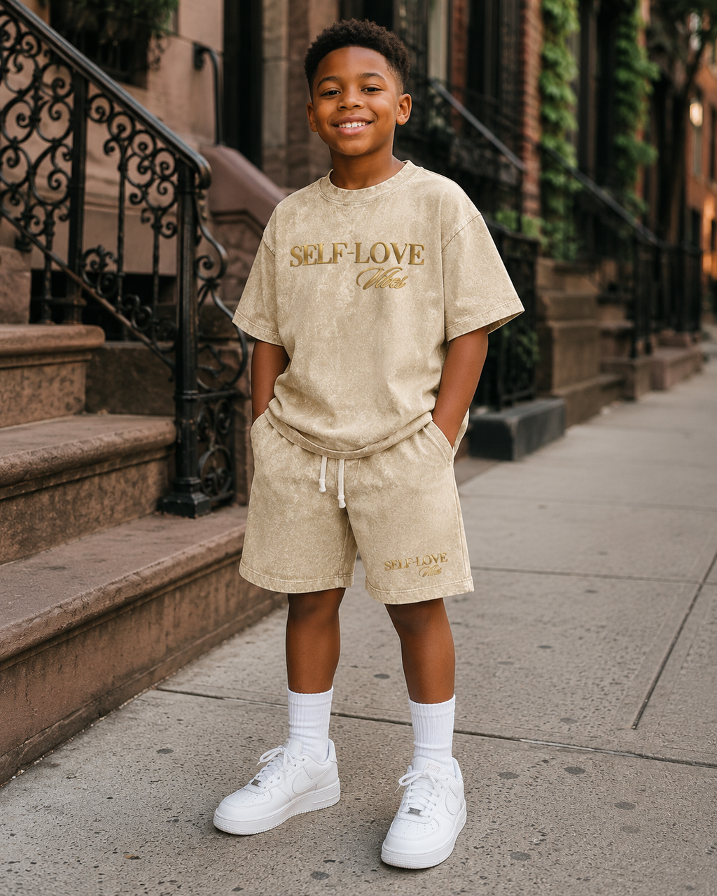Self-Love Snow Washed Set