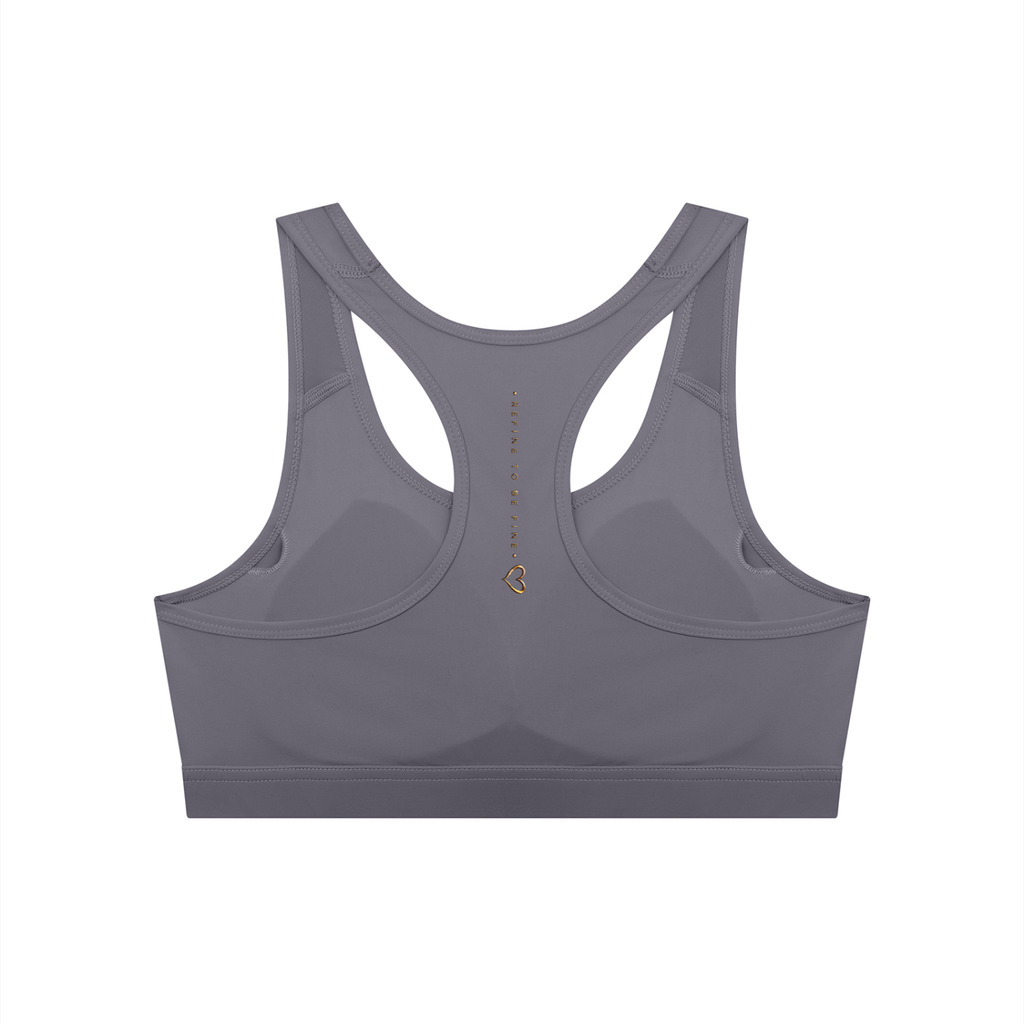 Refine to be Fine (Love) Women's Cropped Sports Bra