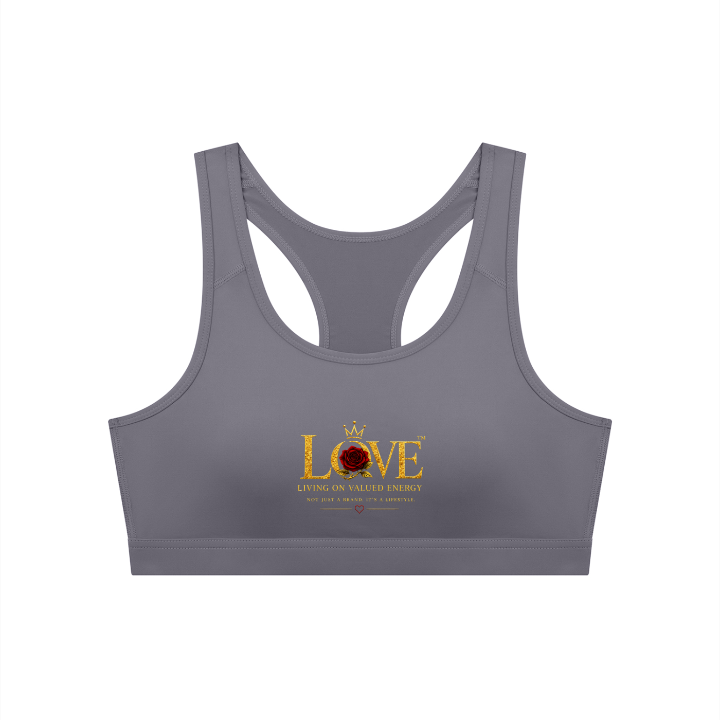 Refine to be Fine (Love) Women's Cropped Sports Bra