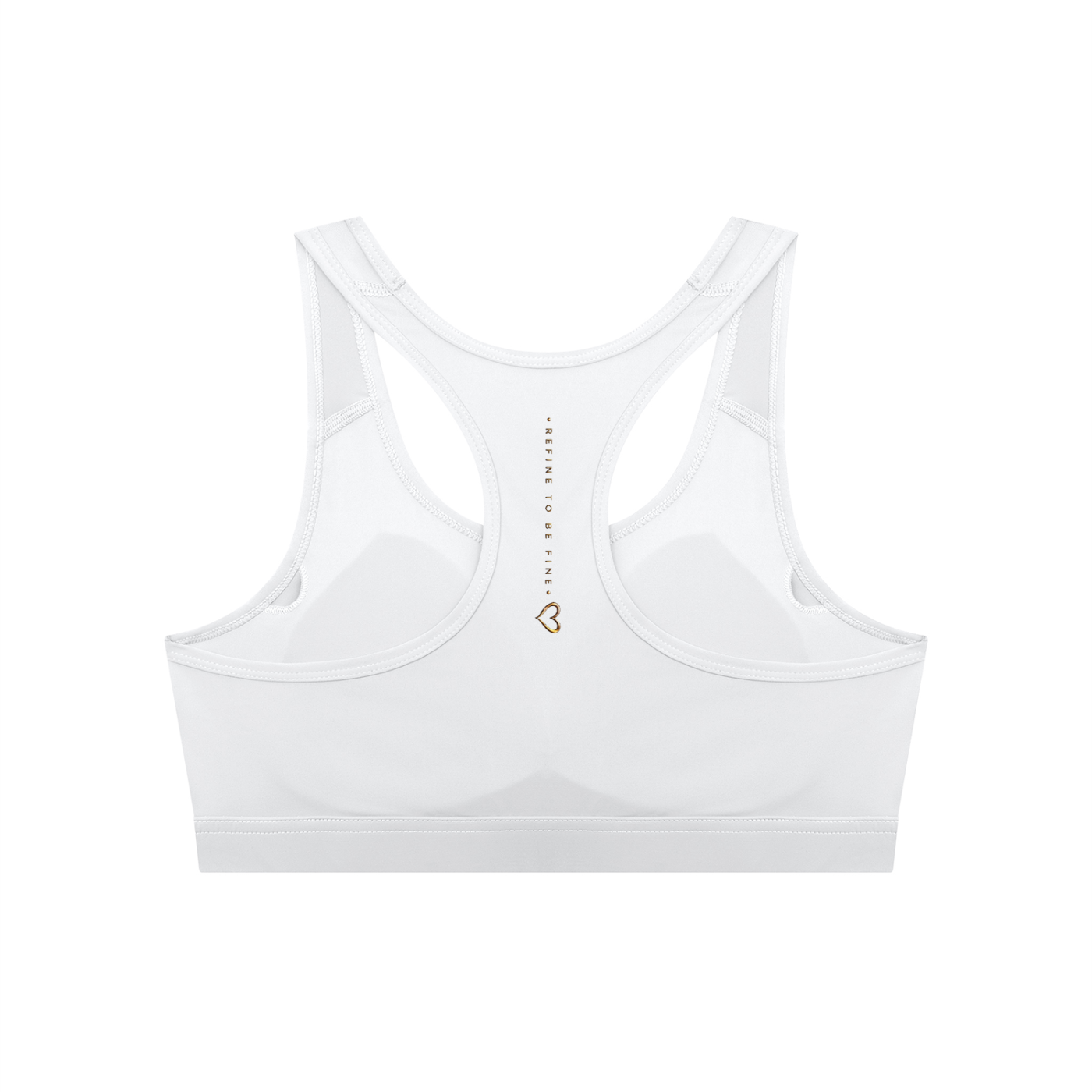 Refine to be Fine (Love) Women's Cropped Sports Bra