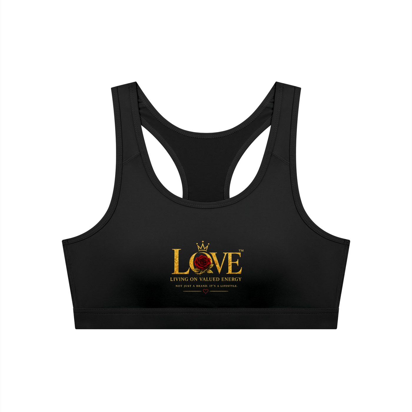 Refine to be Fine (Love) Women's Cropped Sports Bra