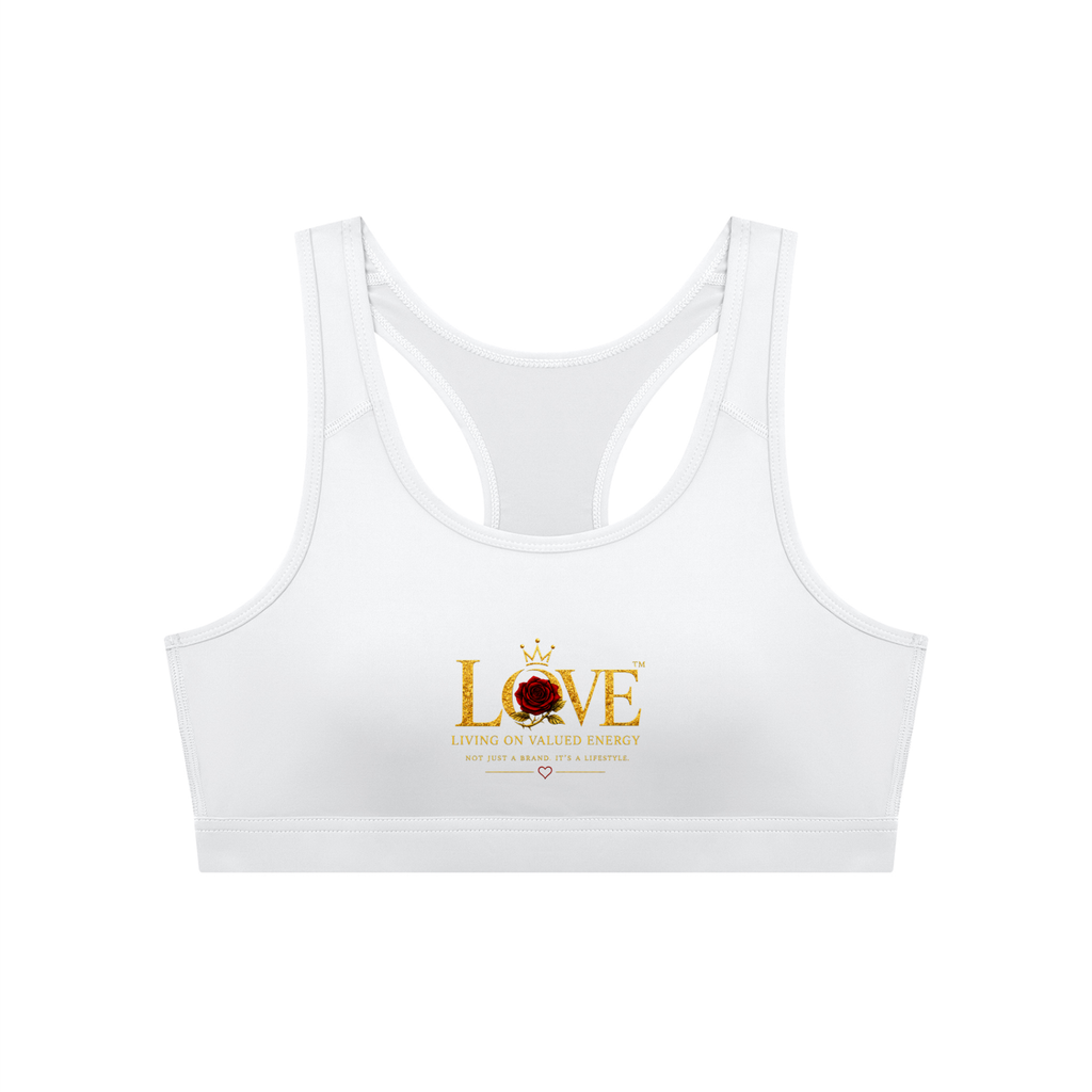 Refine to be Fine (Love) Women's Cropped Sports Bra