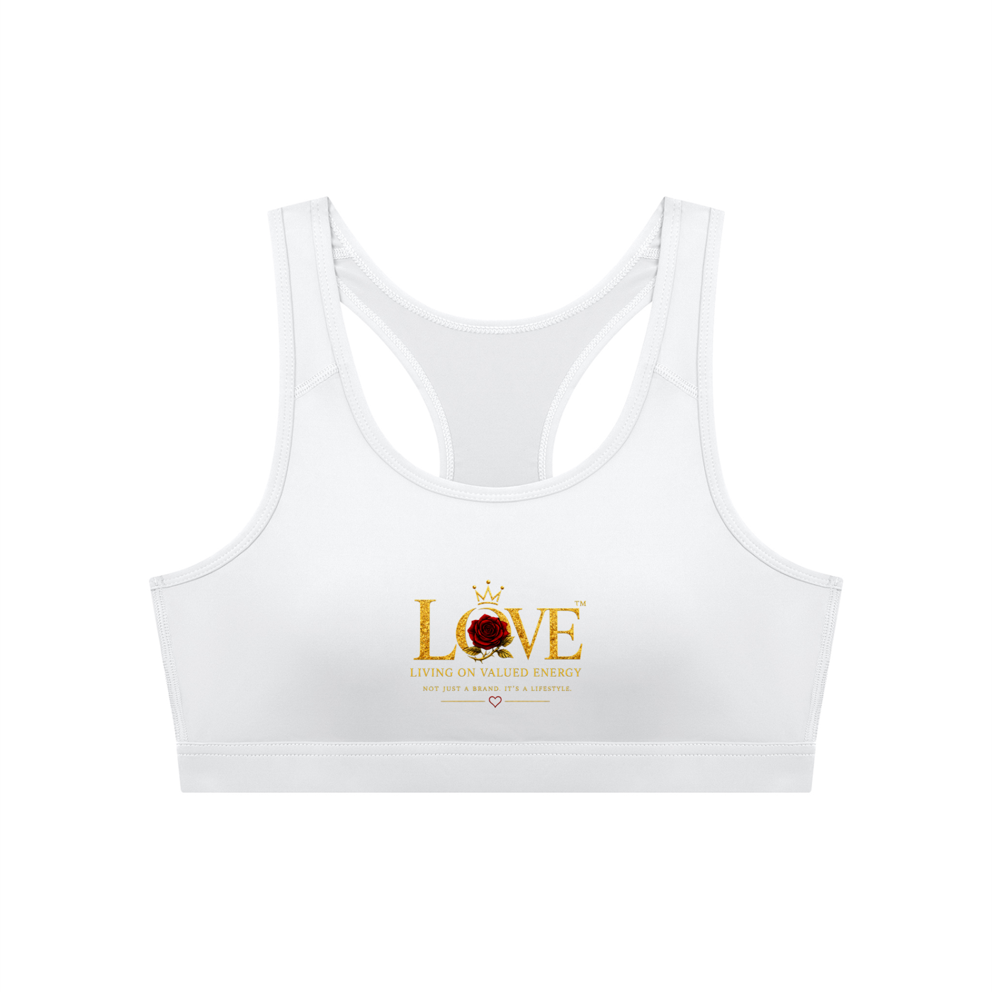 Refine to be Fine (Love) Women's Cropped Sports Bra