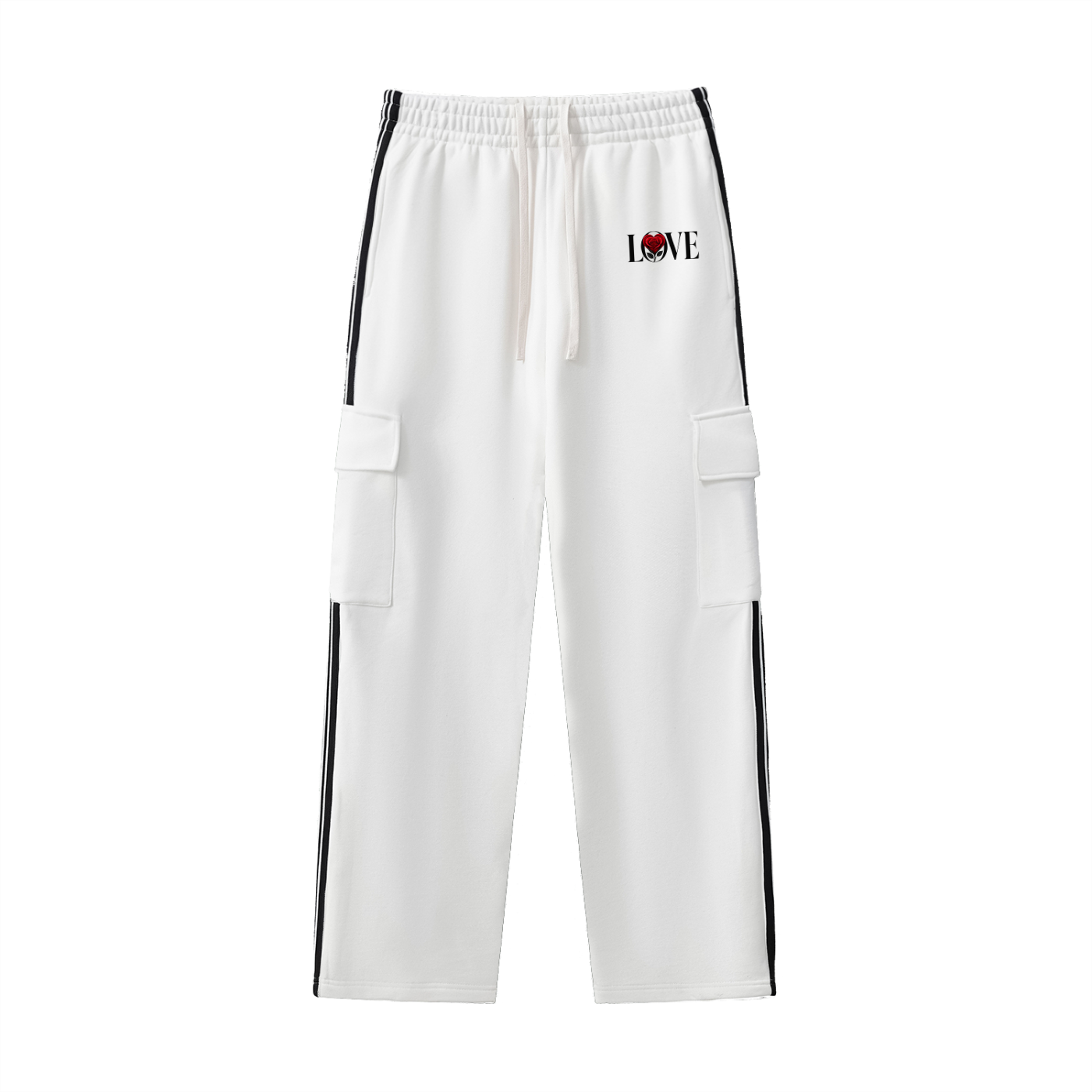 Love Side Stripe (Hoodie and Sweatpants ) Male Set