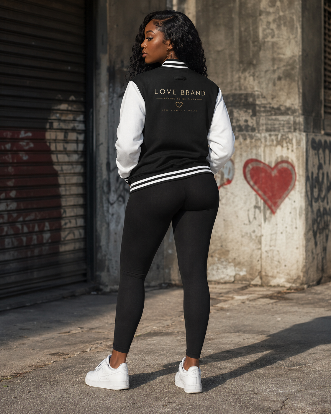 Love Brand Heavyweight letterman jacket
