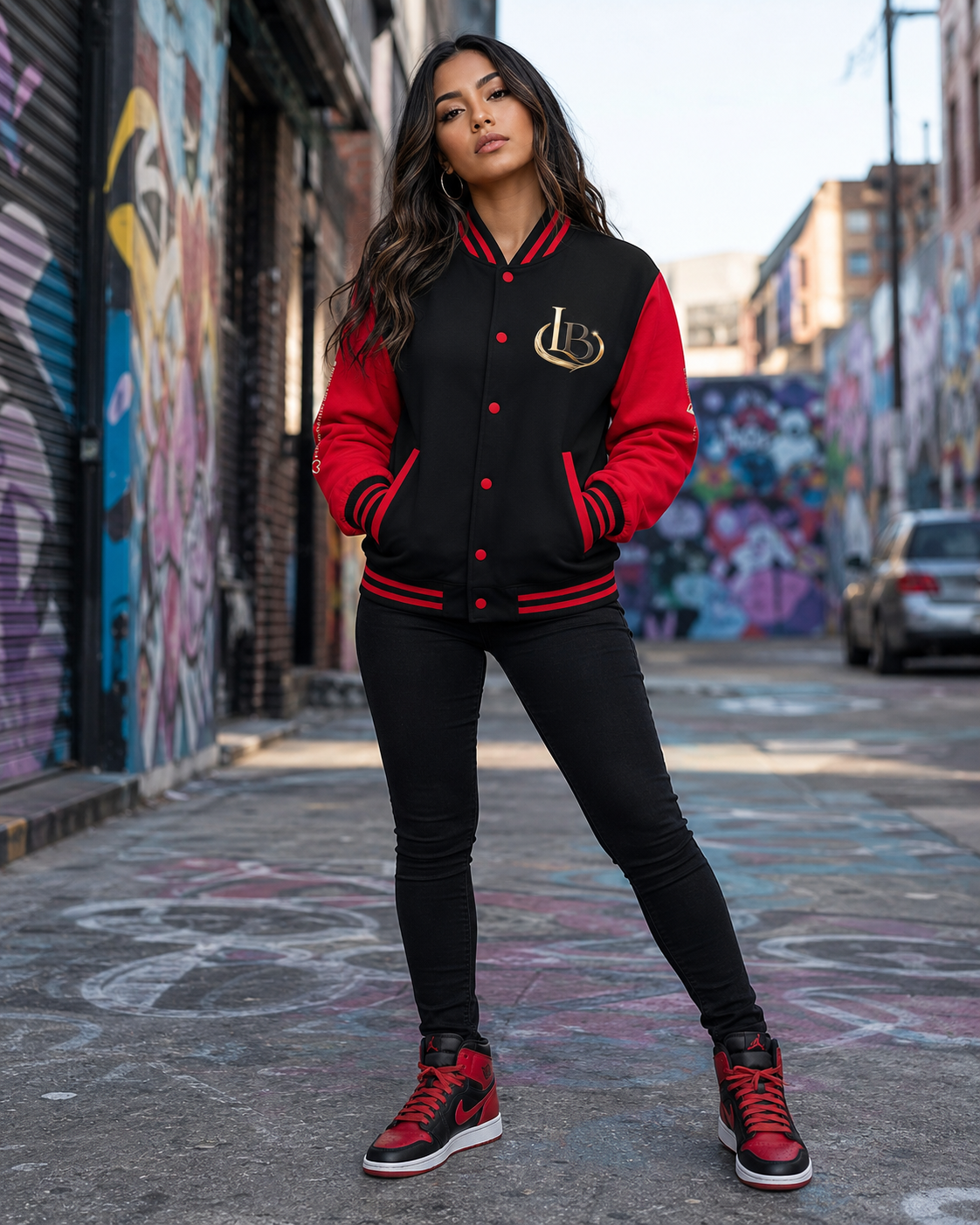 Love Brand Heavyweight letterman jacket