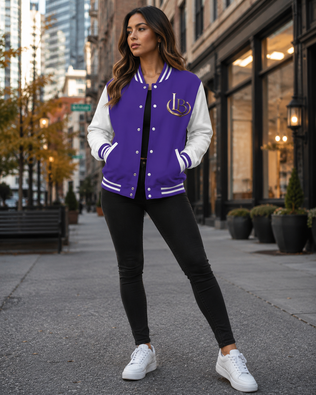 Love Brand Heavyweight letterman jacket