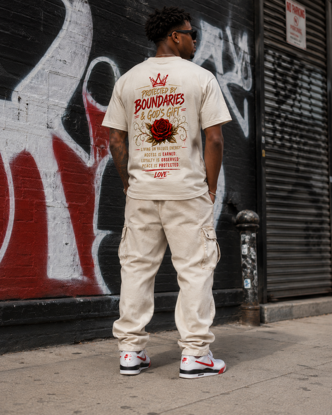 Protected By Boundaries Cooling Performance T-Shirt