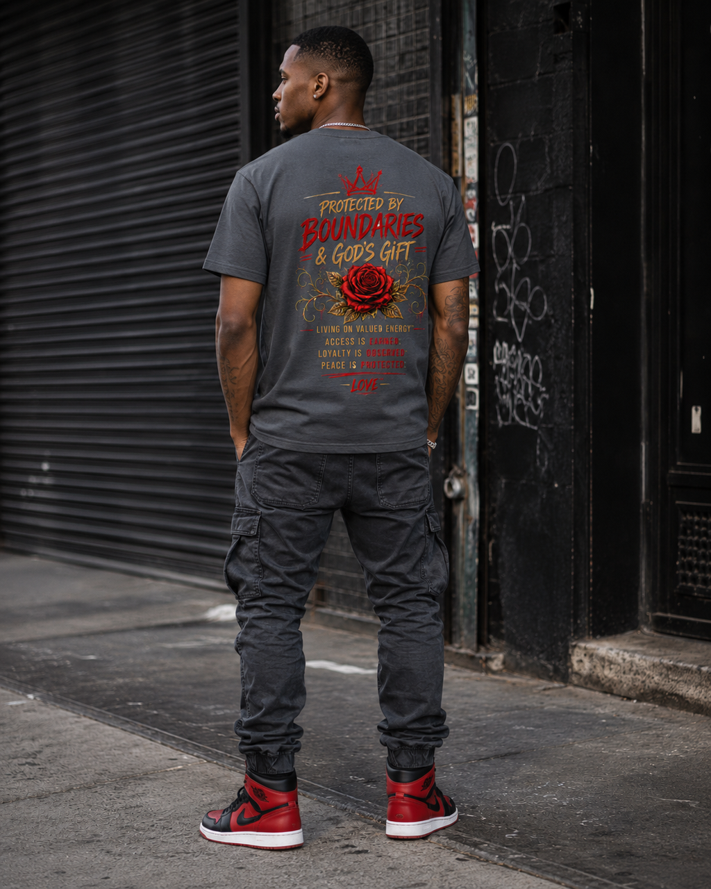 Protected By Boundaries Cooling Performance T-Shirt