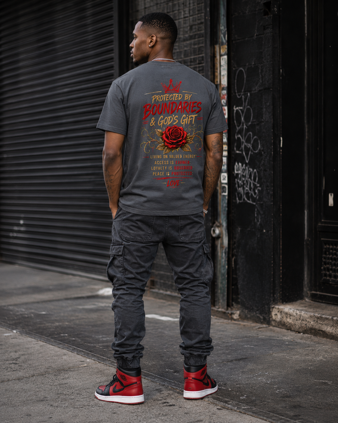 Protected By Boundaries Cooling Performance T-Shirt
