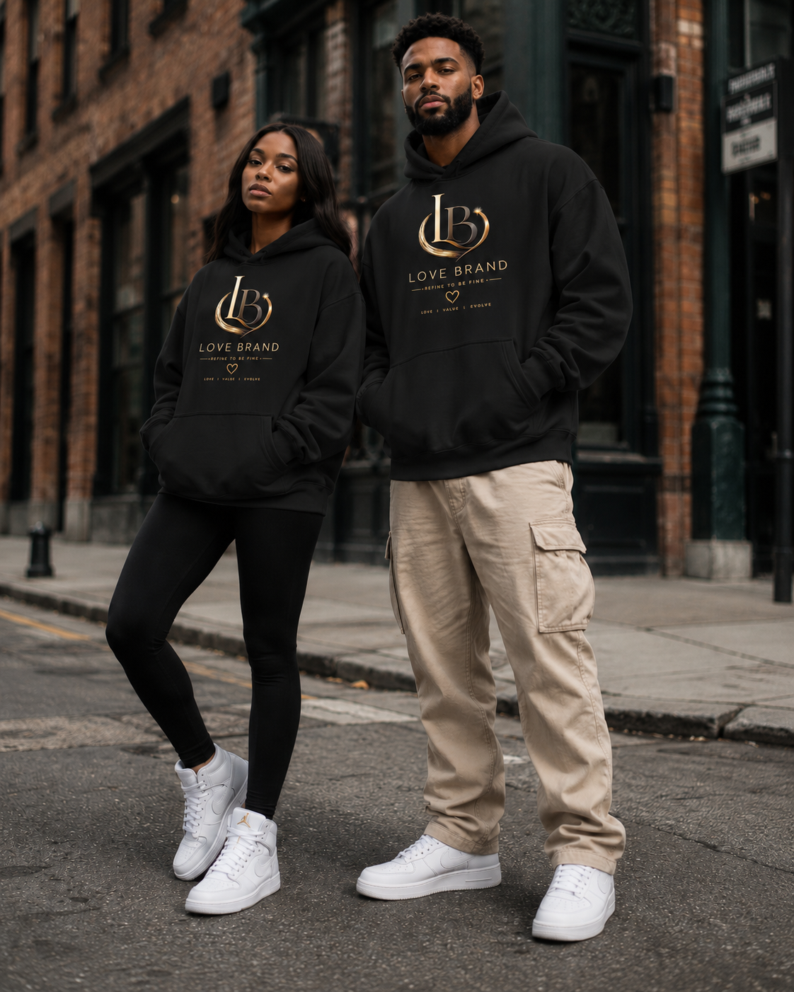 Refine To Be Fine Oversize Fleeced Hoodie