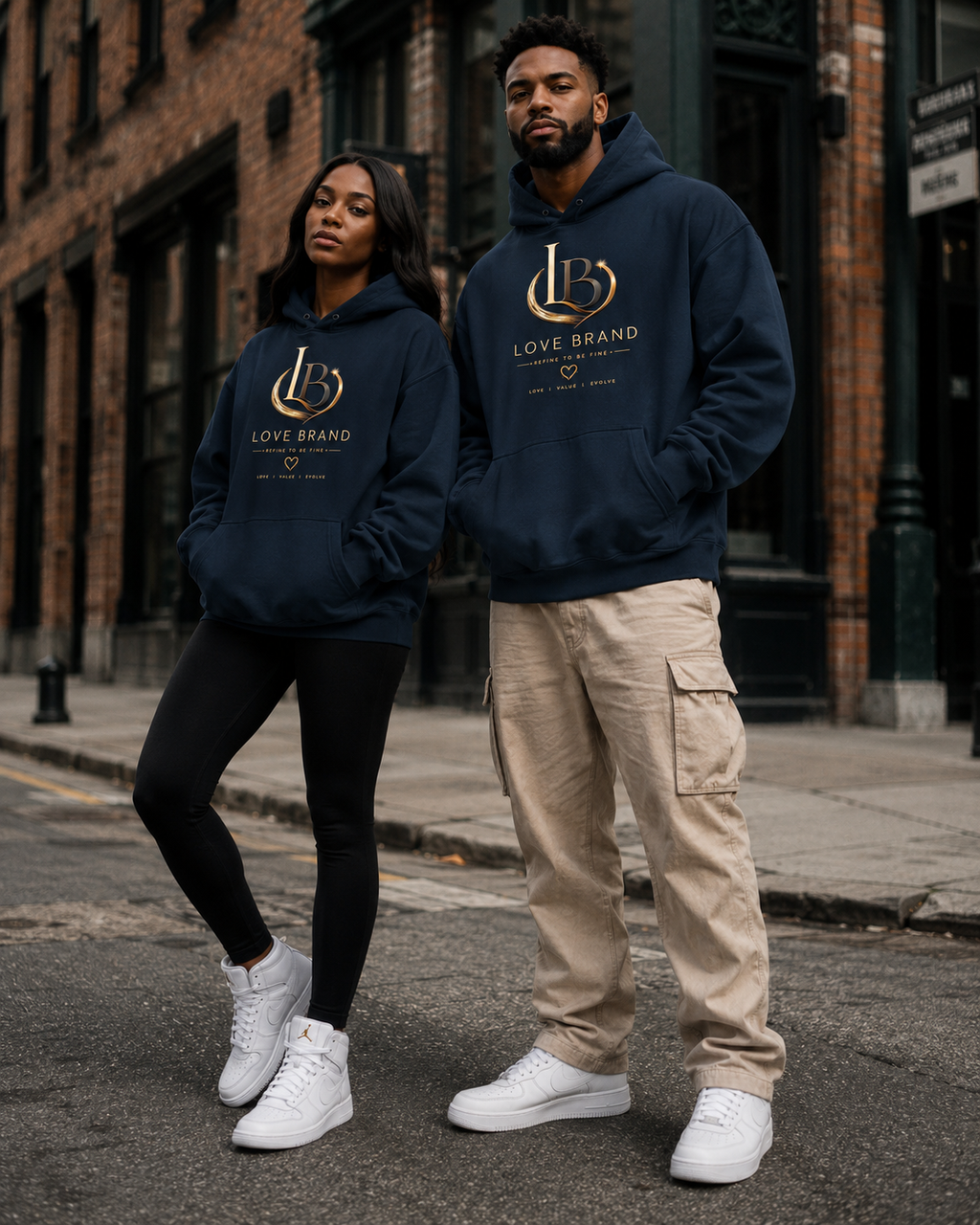 Refine To Be Fine Oversize Fleeced Hoodie