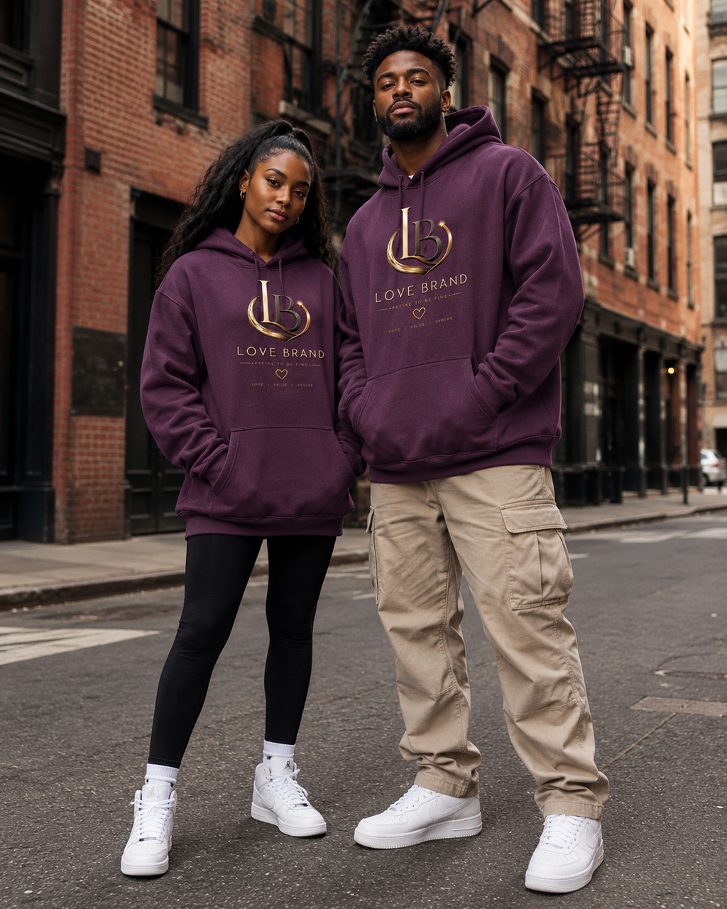 Refine To Be Fine Oversize Fleeced Hoodie