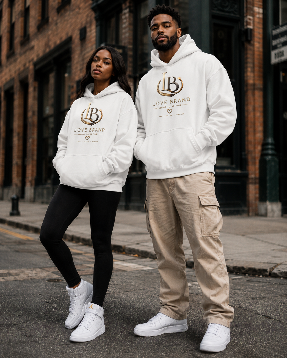 Refine To Be Fine Oversize Fleeced Hoodie