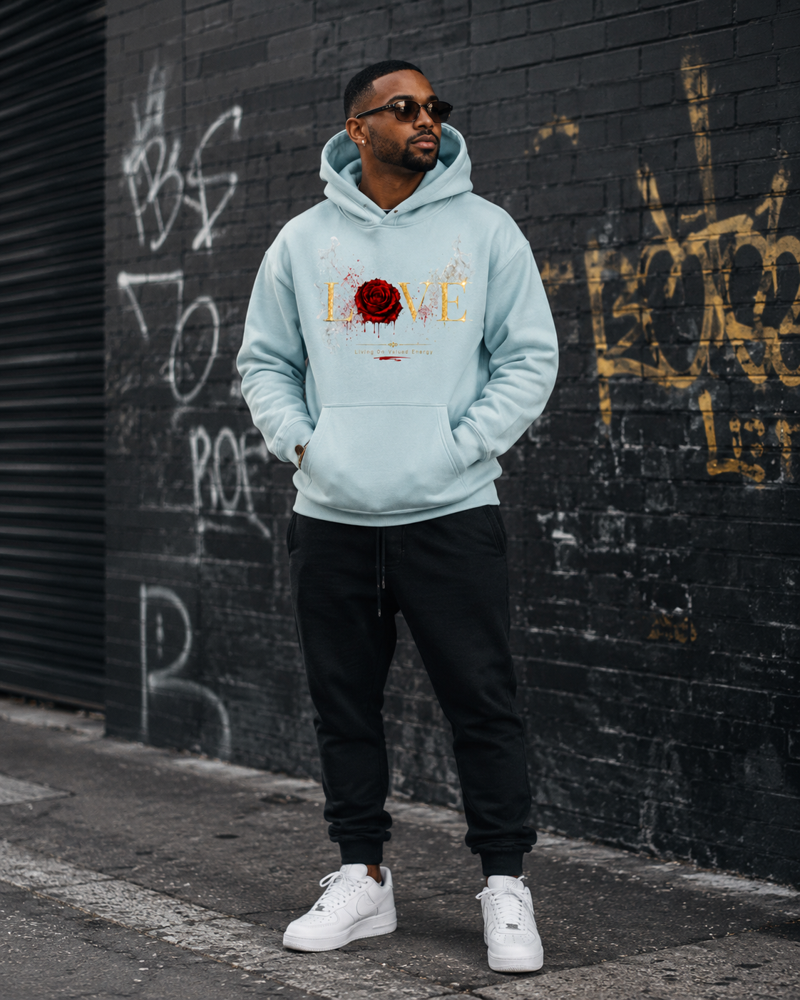 Love (Living on Valued Energy) Oversize Fleeced Hoodie