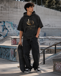 Love Brand Snow Washed Hooded Boxy T-Shirt