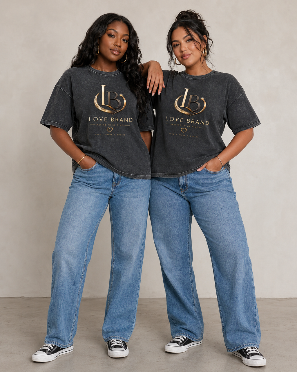 Vintage Wash Drop Shoulder T-shirt