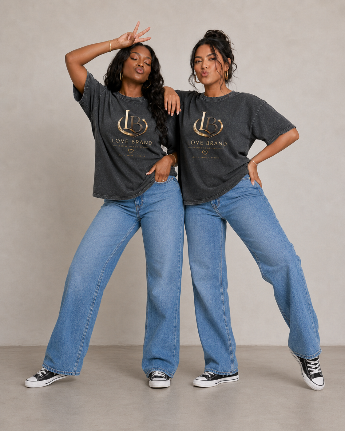 Vintage Wash Drop Shoulder T-shirt
