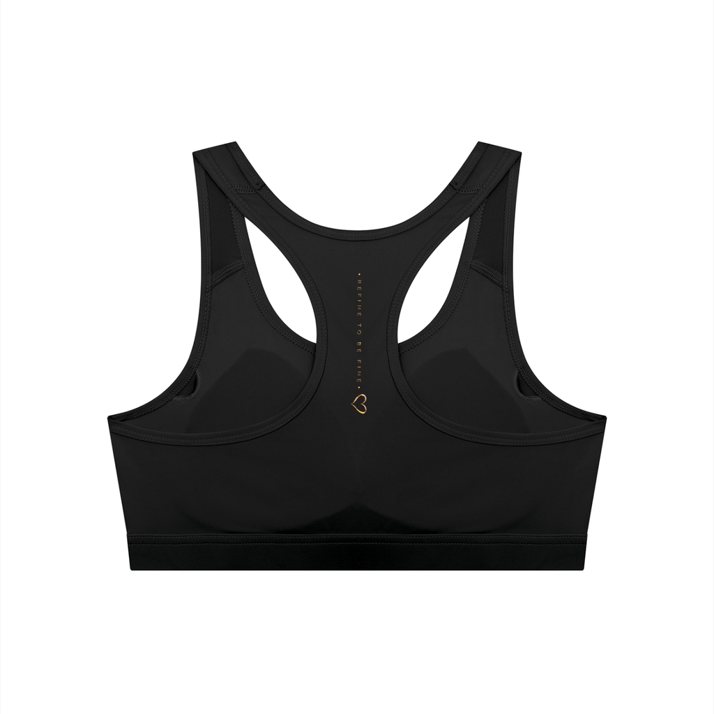 Refine to be Fine (Love) Women's Cropped Sports Bra
