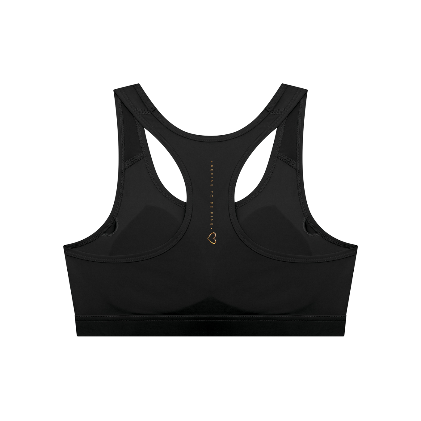 Refine to be Fine (Love) Women's Cropped Sports Bra