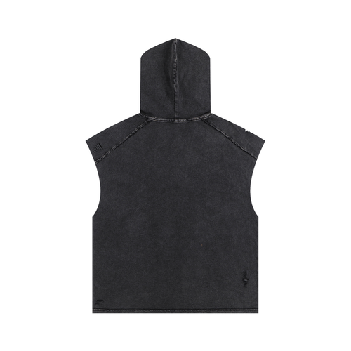 Love Brand ( Living On Valued Energy) Snow Washed Boxy Hooded Tank Top