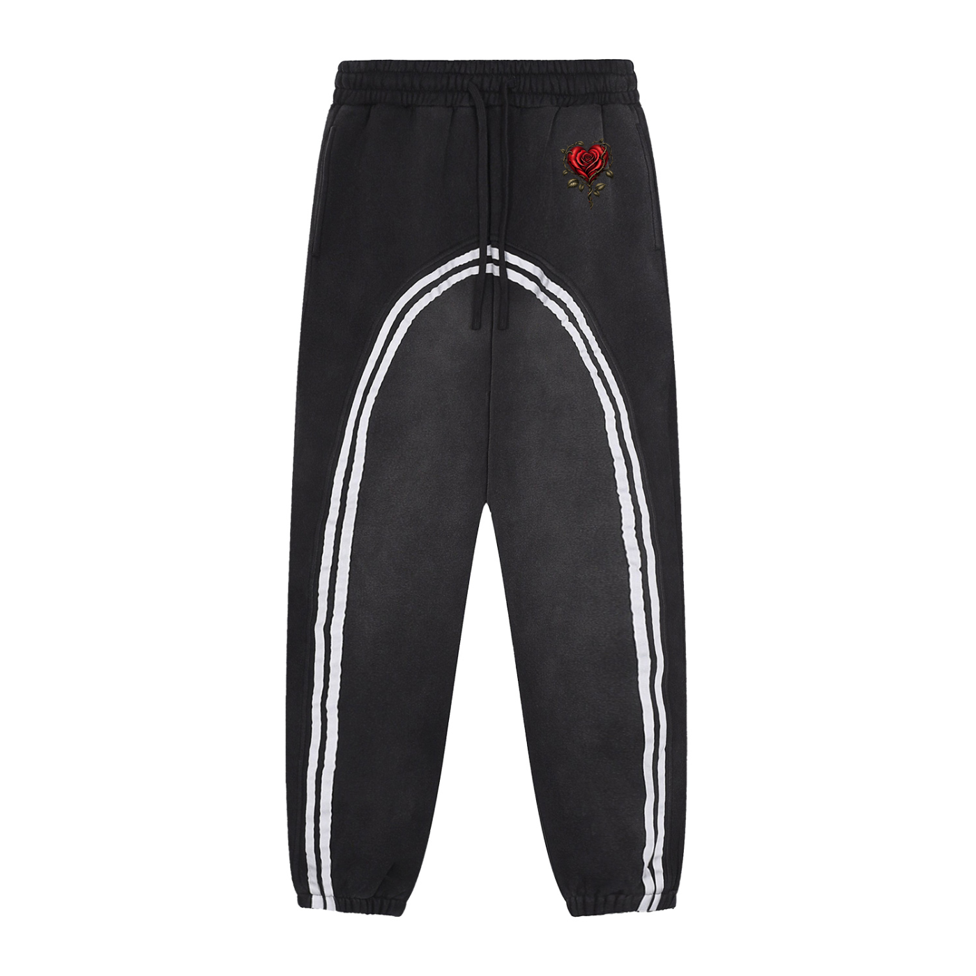 Love, Sun Fade Contrast Tape Fleece Set