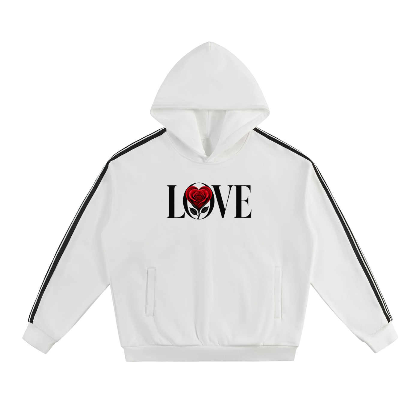 Love Side Stripe (Hoodie and Sweatpants ) Male Set