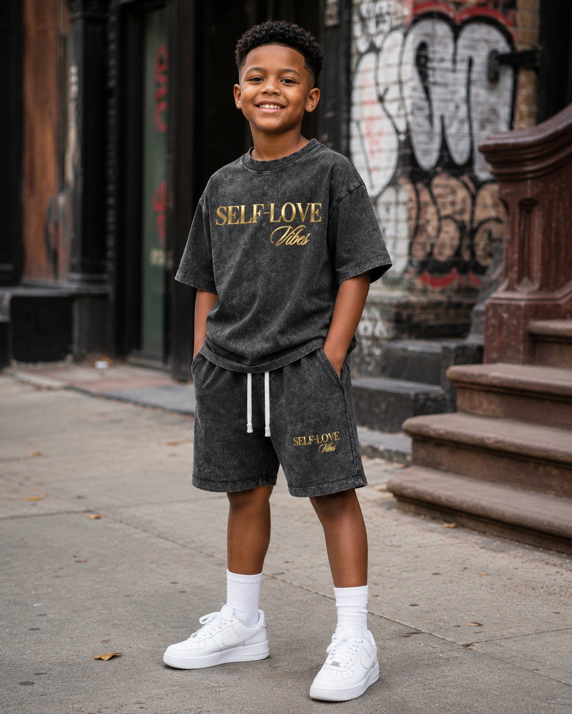 Self-Love Snow Washed Set